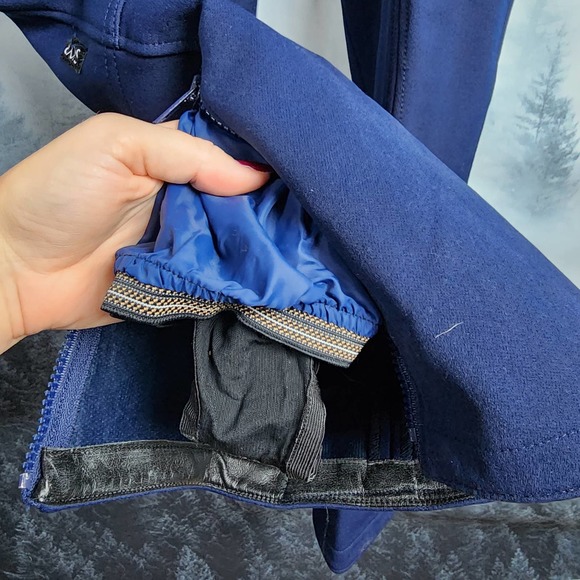 Vintage SKYR Wool Blend Ski / Snowboard Bibs | Women's AU 12R (US 8) - Picture 8 of 9